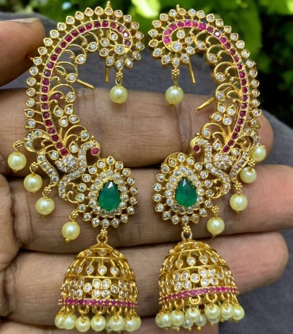 Ear cuffs jhumkas